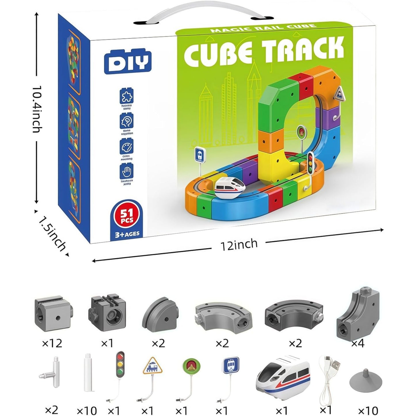 Celestias - Magnetic Electric Train Set